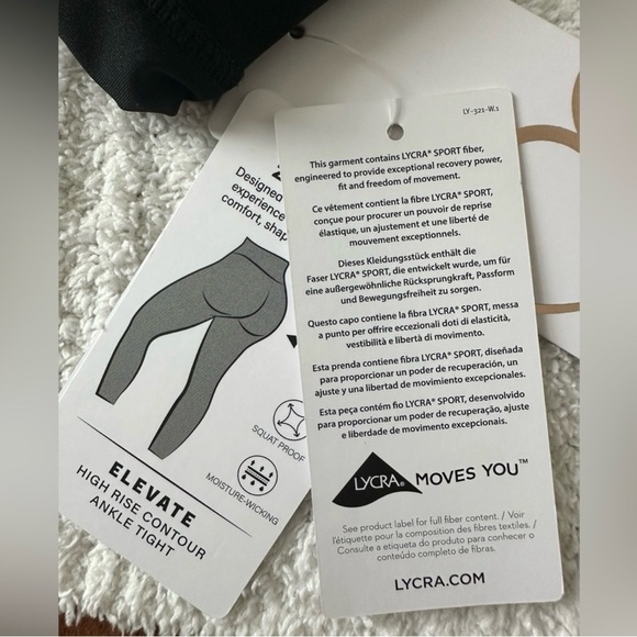 Women's High-Waist Black Leggings - Picture 16 of 16